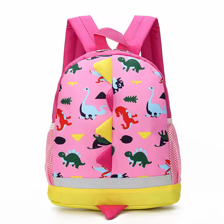 Kindergarten niños mochila escolar, dinosaurio lindo de la historieta bolsas, bolsas de la escuela de los niños - 1