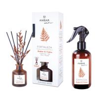 Ambar Perfums Pack Mikado y Ambientador - Renacer, Fortaleza, Activación, Meditación - Cerezo en Flor, Ámbar y Cedro, Té Chai, Palo Santo - fragancias para el hogar - ambientadores de hogar - decoración hogar - ambientador mikado - rituals - details 1