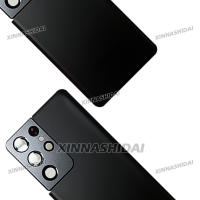 Carcasa De Batería Para Samsung S21 Ultra Con Marco De Cámara Y Lente Panel De Vidrio Trasero Cubierta De Plástico Compatible Con Marcas De Samsung - details 4