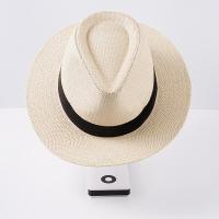 Sombrero De Paja Natural Para Hombre Moda Verano Trendy Sombreros De Playa Protección Solar Color Sólido Fedoras Casual Sombrero De Vaquero Jazz Gangster - details 23