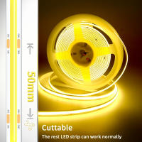 Tira De Luz LED COB Alta Densidad Flexible Para Decoración De Habitaciones Y Backlight 3000-6000K Dimmable DC 24V - details 1