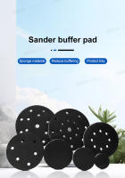 SEAMETAL 2pcs Almohadillas De Interface Para Lijado De Discos Y Pulido De 5 Pulgadas 8 Agujeros 6 Pulgadas 15 Agujeros Esponja Suave Con Correa Para Lijadora De Bricolaje - details 0