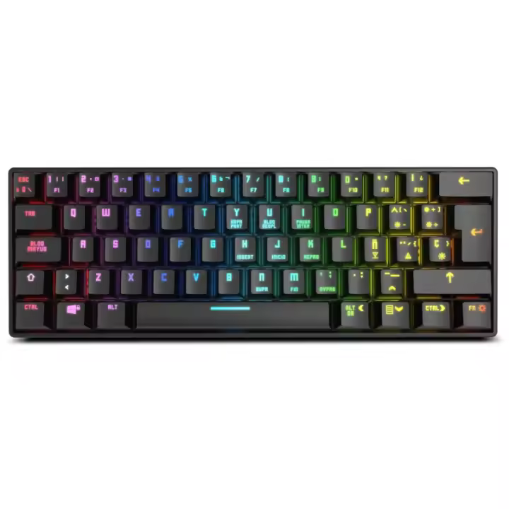 Krom - Kluster teclado Juego USB + Bluetooth Negro NXKROMKLSTRSP - 1