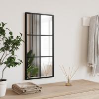 vidaXL Espejo de Pared Rectangular Decoración Colgante para Salón Hierro Negro Dimensiones 30 x 40 cm,  30 x 60 cm,  30 x 80 cm y mas - details 1