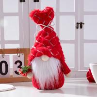 Gnomos De San Valentín Con Luces LED Decoración Escandinava Tomte Hobbit Regalo De Amor Figura De Madera Estilo Pastoral - details 2