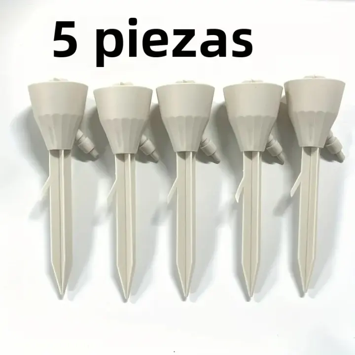 Dispositivo De Riego Automático 5pcs Dispensador De Rociador De Agua Ajustable Para Plantas Suministros De Jardinería Para El Hogar - 1