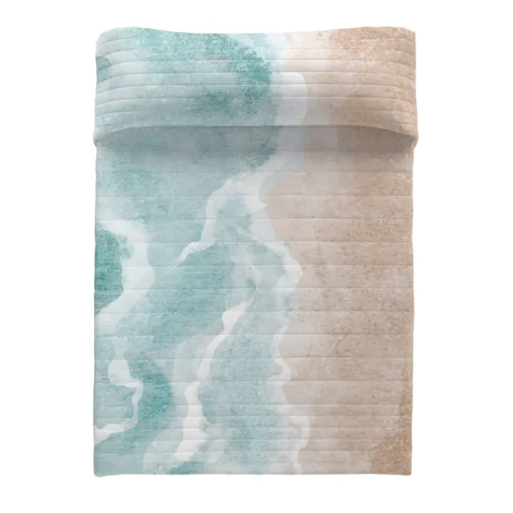 COLCHA BOUTI 100% ALGODÓN SEA SALT ICEHOME FABRICADO EN ESPAÑA - 1