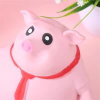 Juguete De Alivio Del Estrés Squeeze Pig Kawaii Para Niñas Y Niños Juguetes Sensory De Rebound Lento Animal Rosa Suave De Plástico EVA Tamaño 14x15CM/19x21CM - details 1