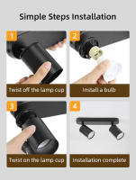 Lámpara Colgante LED Rotativa Multihead GU10 Para Techo Luz De Punto Para Sala De Estar Cocina Dormitorio Moderna Y Eficiente - details 14