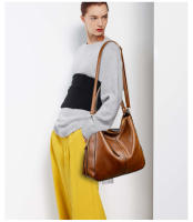 Bolso Hombro Mujer DIDABEAR De Cuero Gran Capacidad Estilo Vintage Casual Bolso De Mano Tote Bolsa De Moda Con Solapa - details 14