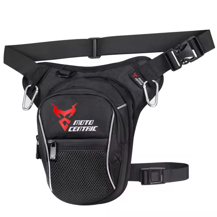 Bolsa De Pierna Para Motocicleta Impermeable Mochila De Cintura Táctica Para Viaje Con Bolsillo Para Teléfono Móvil - 1