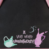 LOUNGEFLY MOCHILA MOCHILA ALICIA PAIS MARAVILLAS SOMBRERERO mujer  LOUNGEFLY BACKPACK MERRY UNBIRTHDAY NO CUMPLEAÑOS CONEJO ALICE WONDERLAND Backpack Disney - details 3