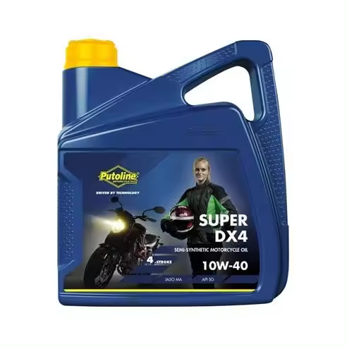 Aceite Putoline Super DX4 10W40 para Motor de Motocicleta de Alto Rendimiento - 1