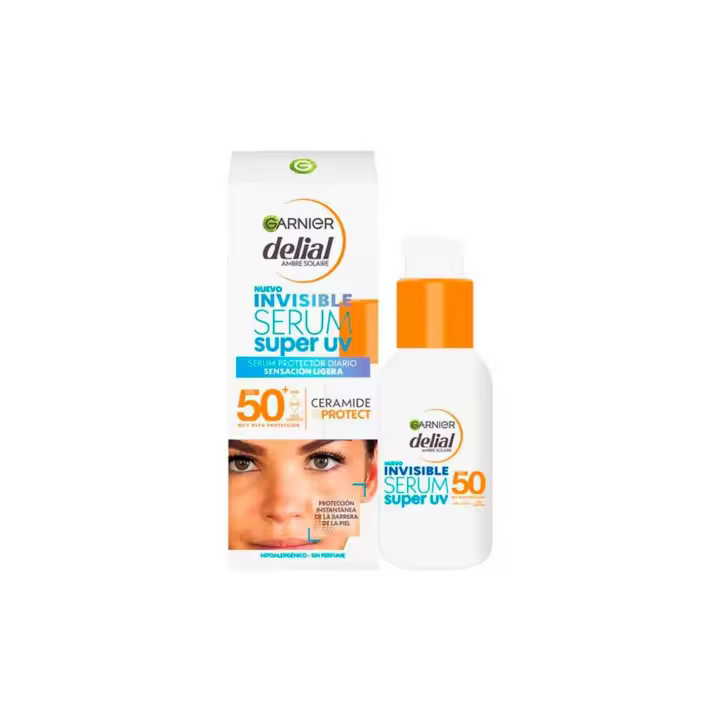 Garnier Delial Serum Invisible Super Uv Spf50 Protector Diario Sensación Ligera - 40 Ml - 1