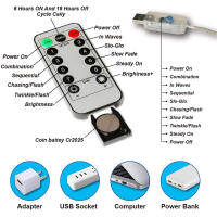 Luces De Encaje LED USB Para Decoración De Fiesta Y Navidad Lámparas De Hilo Faeérico Cálidas Para Ventanas Habitaciones Bodas - details 1