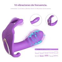 Vibrador De Conejo Remoto Pantalones Usables Estimulador De Clit Masturbación Para Mujeres Juguete Sexual Con Vibración G-Spot Silicone USB - details 1