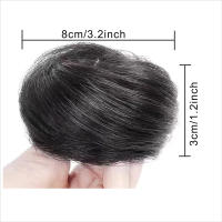 H&STAR Pieza De Pelo Sintético Para Peinado En Nudo Desordenado Extensiones De Chignon Recto Mini Elástico Donut Accesorio De Peluca - details 0