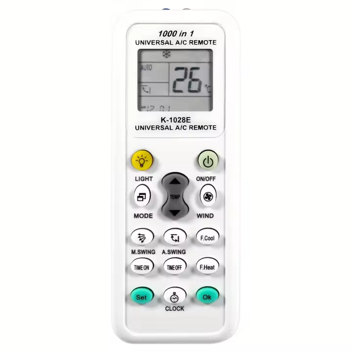 Control Remoto De Aire Acondicionado Universal K-1028E Compatible Con Marcas Como Haier Hitachi Panasonic LG Sharp Gree Midea Y Otros - 1
