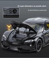 Modelo De Coche De Lujo Gemini GT a Escala 1:32 En Aleación Con Sonido Y Luz Regalo Para Niños Vehículo De Simulación Coleccionable - details 10