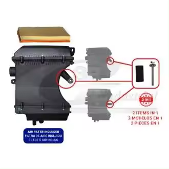 3RG INDUSTRIAL - Cubierta Motor Con Filtro Aire - OEM 51818270, 51963812, 51855120, 50508440, 51777760, 51832744, 51884427, 51806863, 59064052 - Piezas para Coche Recambios Motor y Otras Partes de Vehículo - Compatible con los distintos Modelos de Coche. - 1