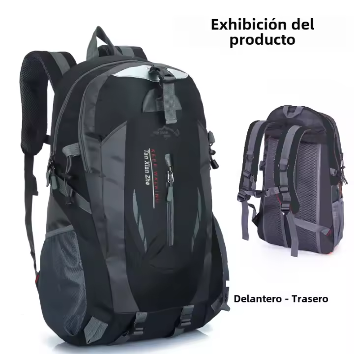 Mochila Clásica de viaje para hombre, Bolsa impermeable para orden portátil, senderismo, mochila Escolar Deportiva, Nailon, para Exterior - 1