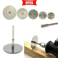 6Pcs Disco De Corte Circular Mini Para Herramienta Eléctrica Dremel Corte De Metal Y Madera Herramienta Rotativa De Corte - details 0