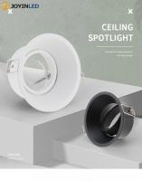 2PCS Luz Baja Recortable De Aluminio Comercial LED Accesorios De Iluminación Rotativos Ajustables Para El Hogar Y Oficina - details 1