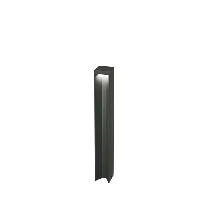 Kurt Moderno Metal Plantador Negro Led 12W 4000K Luz Natural - 1