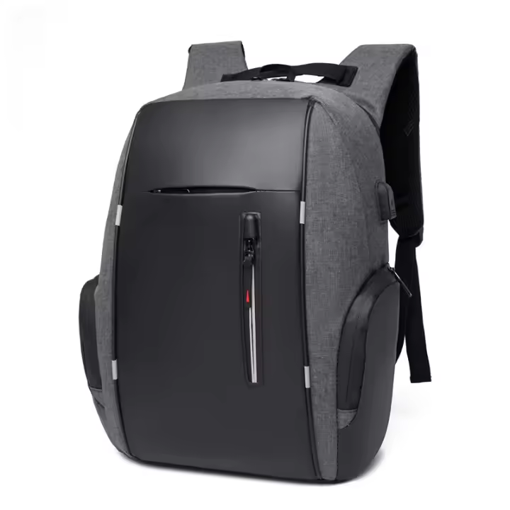 Mochipa para computadora portátil, mochara de trabajo, mopila impermeable para Viajes de Negocios, mochipa para computadora con Puerto de carga USB - 1