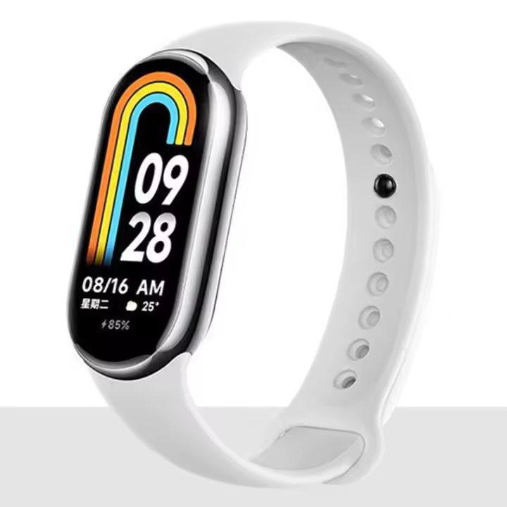 Correa De Silicona Para Xiaomi Mi Band 8 9 Pulsera Deportiva Reemplazable Compatible Con XIAOMI Transpirable Estilo Moda - 1