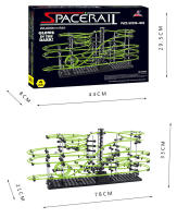 Juego De Carreras De Mármol Con Elevador Eléctrico Y Luz Espacial Rail Roller Coaster Niveles 2 3 4 Juguetes Educativos De Ciencia Para Niños - details 7