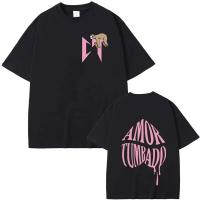 Camiseta Hip Hop Oversize Para Hombre Y Mujer Con Estampado De Sloth En Rosa Pink De Natanael Cano Amor Tumbado Moda Casual Streetwear - details 6