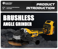 Taladro De Ángulo Inalámbrico Electric Goddess 125mm DCG405 Con Corte De Metal Y Madera Y Lijadora Para Baterías Dewalt 20V Motor Sin Escobillas - details 0