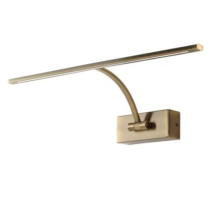 ALPINALUZ Aplique de pared LED para iluminación de cuadros "DALI" 8W 455mm 2700K Luz cálida Ajustable el ángulo - 1
