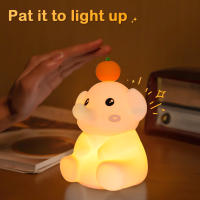 Lámpara Nocturna De Silicona Para Niños Elefante Lindo Timbrada Y Dimmer Para Dormitorio Decoración Regalo Cumpleaños - details 19