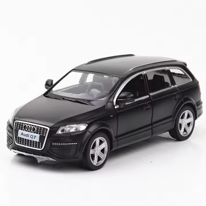 Audi Q7 SUV Modelo a Escala 1:36 De Juguete Metálico Con Puertas Abiertas Y Función Retroceso Coche De Montaña Rusa Para Coleccionistas Y Regalos Para Niños - 1