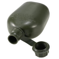 Botella De Agua Para Camping Y Senderismo 1L Con Tapa Resistente Al Impacto Y Desgaste Material De Aluminio Negro Marrón Y Rojo Para Supervivencia En Exteriores - details 9