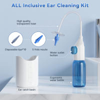 Ear Wax Removal Tool Manual Ear Irrigation Flushing System Safe and Effective Ear Cleaner for Adults Kids Cleaning Washer Kit - details 10