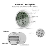 Termómetro Inteligente Tuya ZigBee Para El Hogar Con Sensor De Temperatura Y Humedad Y Pantalla LCD Control Por APP Y Voz Alexa Google Home - details 9