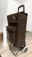 Carro Carrito de Compra Plegable [Carro Carrito] Ligero Bolsa Termo 90x30x39cm , Resistente, Plegable, con 4 Ruedas Resistentes, para la Compra - details 2