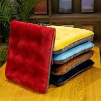 Cojín De Oficina De Velvet Cristal Tamaño 40x40cm 45x45cm Cojín De Asiento Cálido Para Estudiantes Cojín De Butt Para Silla Adecuado Para Sala De Estar Dormitorio Estudio Comedor Espacio Comercial - details 6