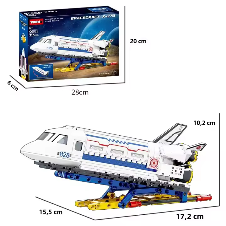 Bloques De Construcción De Aviación Spaceport Modelo De Nave Espacial Y Rocket Launch Centro Para Niños Creativo Compatible Con Lego ABS Sin Batería Originales De China - 1