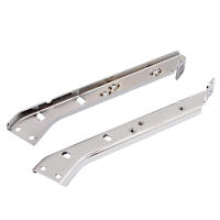 Soporte De Estuche De Silla Drag HD Para Harley Electra Glide Road Glide Road King Street Glide FLHX Tour Glide FLT En Cromo - details 6