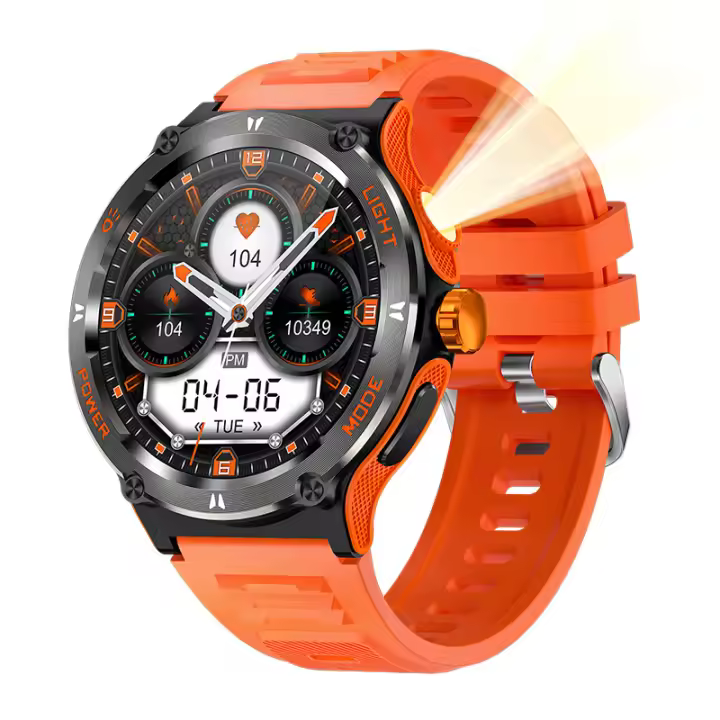 Nuevo producto, reloj inteligente con Bluetooth para deportes al aire libre, iluminación a prueba de tres pruebas, reloj inteligente para monitorear la salud - 1