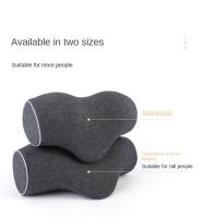 Almohada De Espalda Cervical Antiarco Con Soporte De Traction De Memoria PU Almohada De Algodón Puro Portátil Para Descanso Y Terapia - details 4
