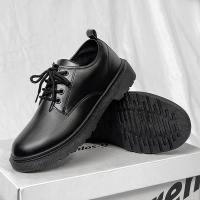 Zapatos Casuales Para Hombre De Cuero Transpirables Con Cordones Hechos a Mano Clásicos De Negocios Moccasins Planos Para La Venta Caliente - details 2