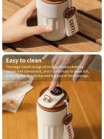 Taza De Viaje Con Pantalla De Temperatura Acero Inoxidable Aislada Para Café Regalo Herramienta De Bebida Para Mujeres - details 5