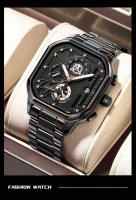 Reloj De Pulsera Deportivo Para Hombre POEDAGAR Lujo Nueva Marca Cuarzo Impermeable Luminoso Cronógrafo Date Con Correa De Acero Inoxidable Estilo Casual - details 11