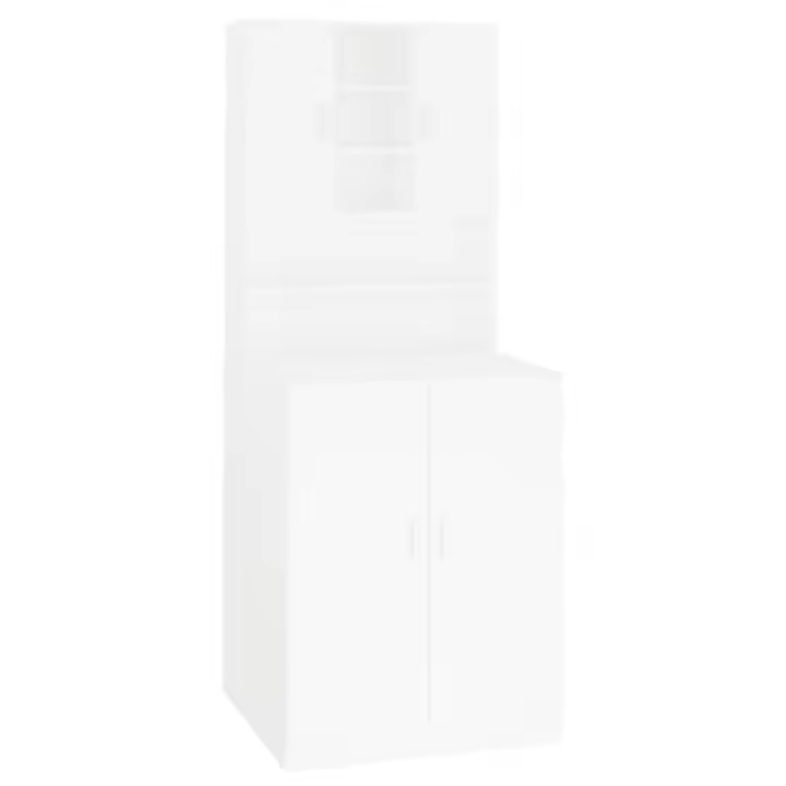 vidaXL Armario de Lavadora Madera Contrachapada Baño Aseo Color Gris sonoma,  Roble ahumado,  Marrón roble y mas - 1