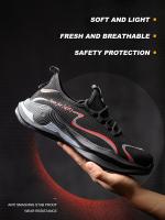 Botas De Seguridad Para Hombre Con Punta De Acero Indestructibles Zapatillas De Trabajo Zapatos De Fabricante Sin Capa Antirrápidos Y Resistente Al Agua - details 2